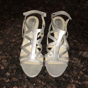 Silver naturalizer heels